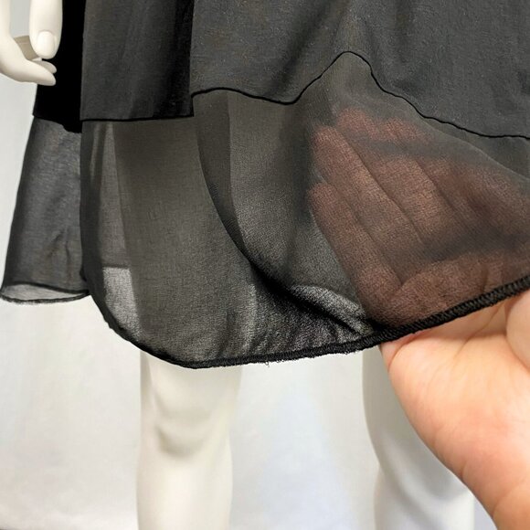 Vintage A la Tzarina Y2K witchy romantic mini dress soft and stretchy large - Picture 3 of 4